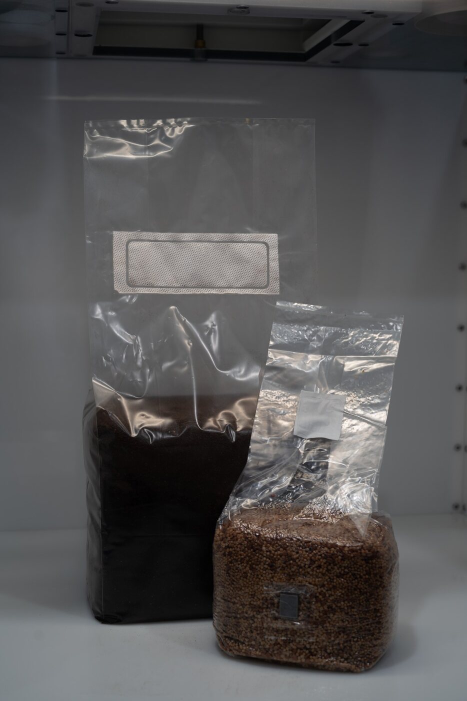 The finished substrate and spawn, ready to ship.