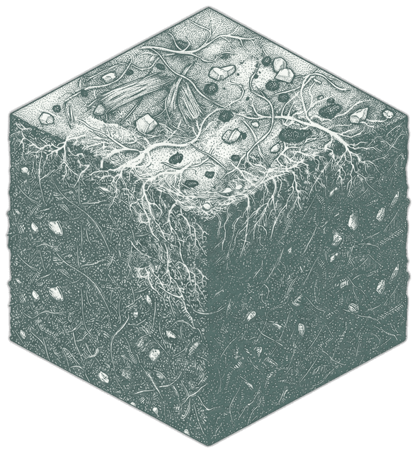 Substrate mix cross-section